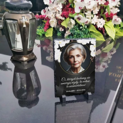 Fotografia na pomnik na Wszystkich Świętych z własnym zdjęciem