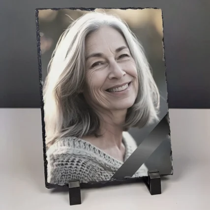 Granit ze zdjęciem Stojący portret na pomnik