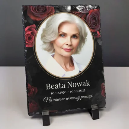 Granit Ramka na nagrobek do zdjęcia