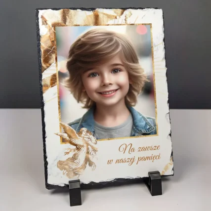 Granitowy kamień Zdjęcie do postawienia na pomnik dziecka