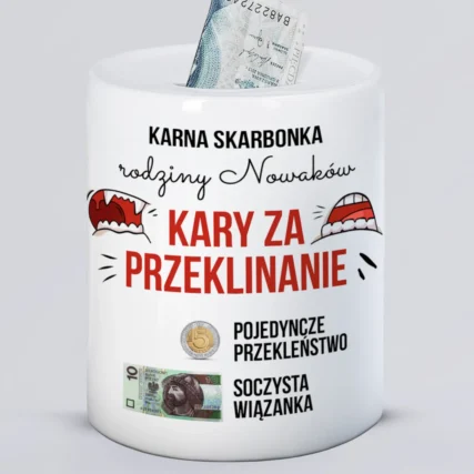 Karna skarbonka dla rodziny za przeklinanie