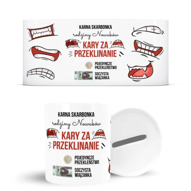 Karna skarbonka dla rodziny za przeklinanie