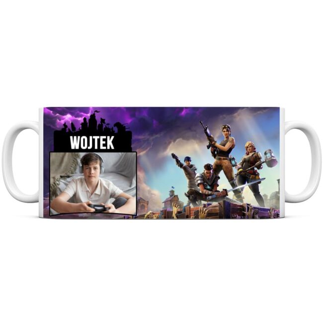 Kubek Fortnite ze zdjęciem i imieniem