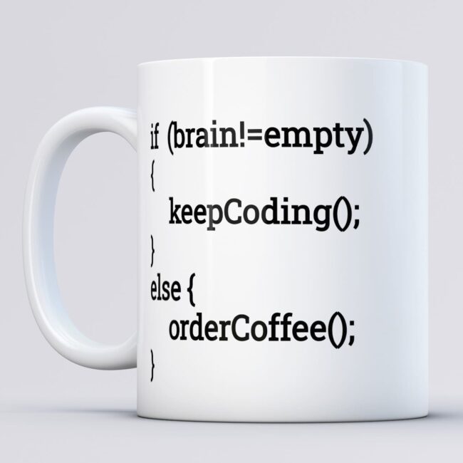 Kubek KEEP CODING software developer DLA PROGRAMISTY