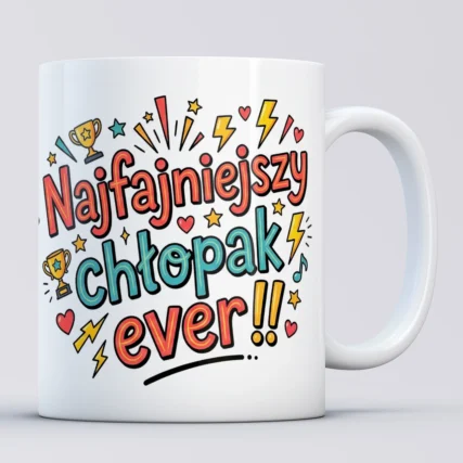 Kubek Prezent na mikołajki szkolne dla chłopca