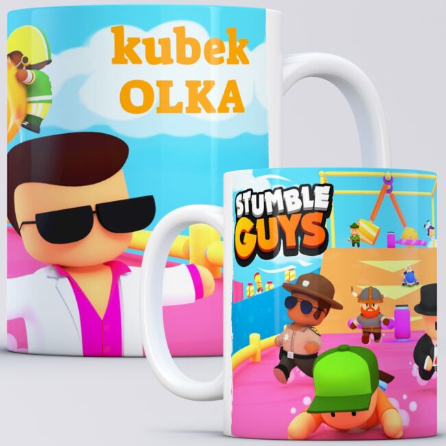 Kubek Stumble Guys z imieniem