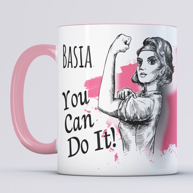 Kubek You can do it Prezent dla koleżanki z pracy
