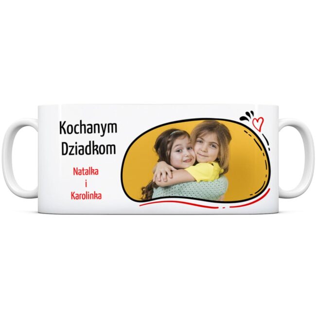 Kubek dla Babci i Dziadka ze zdjęciem na prezent