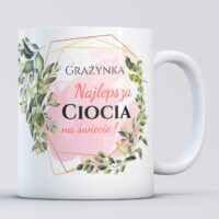 Kubek dla cioci z imieniem Prezent dla cioci na urodziny