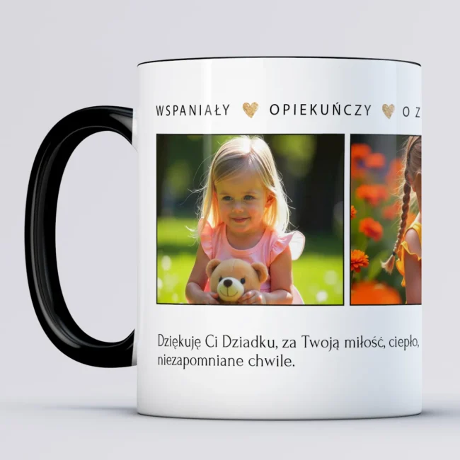 Kubek dla dziadka z nadrukiem UPOMINEK DLA DZIADKA