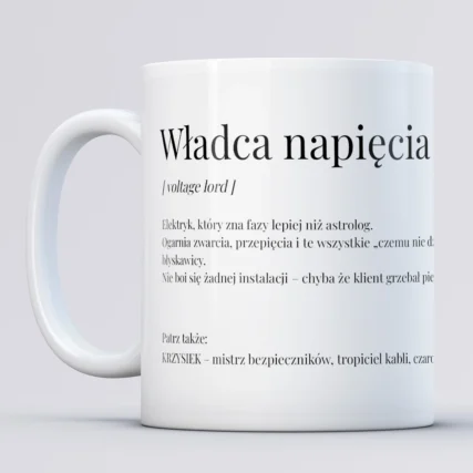 Kubek dla elektryka WŁADCA NAPIĘCIA