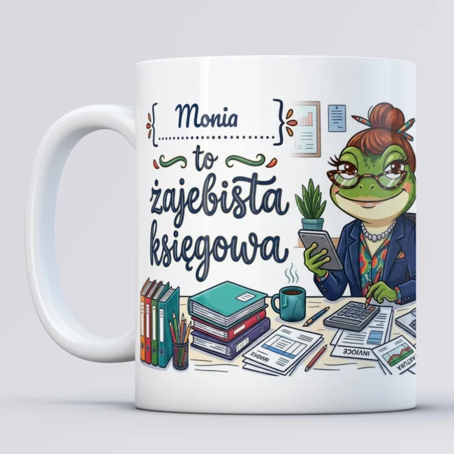 Kubek dla ksiegowej ZAJEBISTA KSIEGOWA