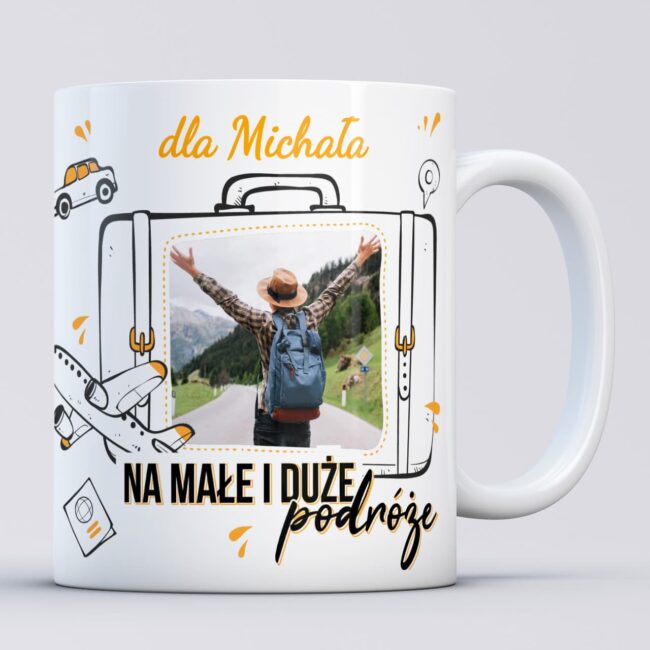 Kubek dla podroznika Prezent na urodziny 330ml