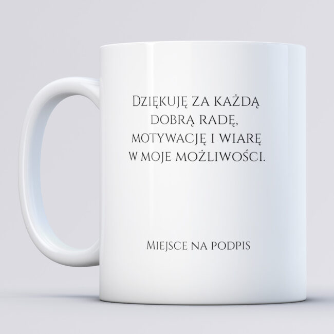 Kubek dla promotora