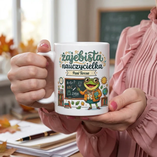 Kubek dla zajebistej nauczycielki