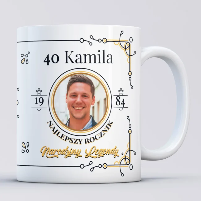 Kubek na 40 urodziny VINTAGE dla niego