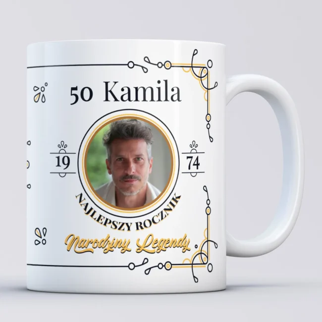 Kubek na 50 urodziny NAJLEPSZY ROCZNIK