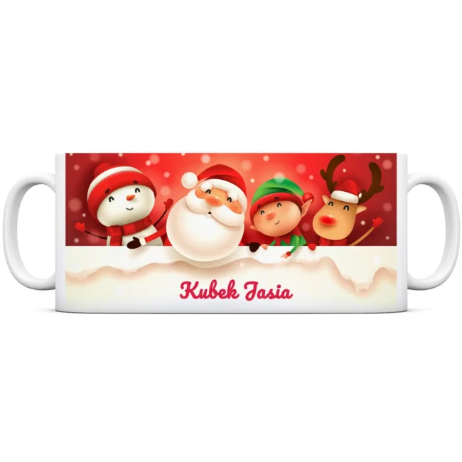 Kubek na Mikołajki z imieniem dla dzieci