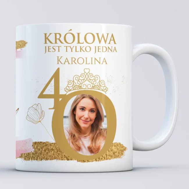 Kubek na na 40 urodziny dla przyjaciółki