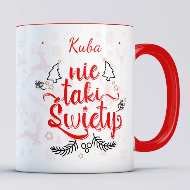 Kubek na swieta NIE TAKI SWIETY