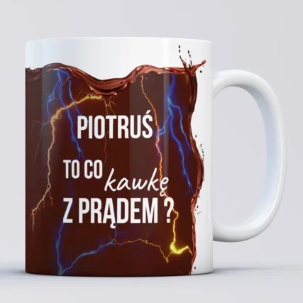 Kubek personalizowany Praktyczny i Śmieszny prezent dla elektryka