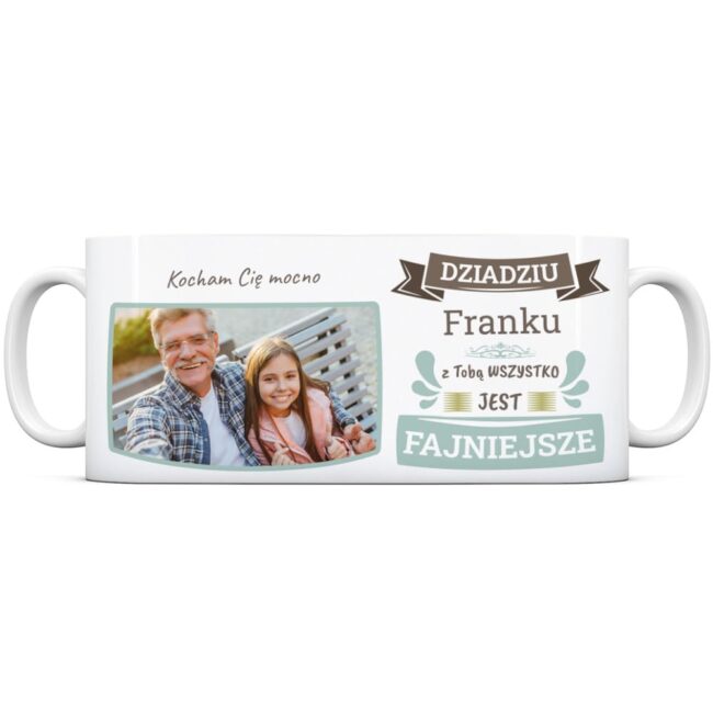 Kubek personalizowany na prezent dla dziadka na dzień dziadka