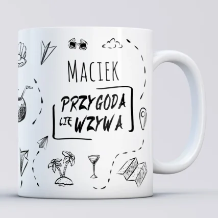 Kubek podróżnika PRZYGODA CIĘ WZYWA