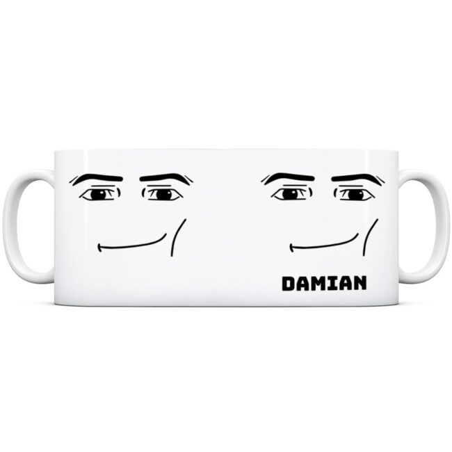 Kubek ROBLOX man face z imieniem