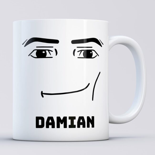 Kubek roblox man face z imieniem