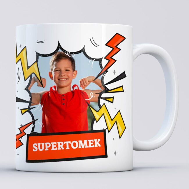 Kubek superbohater dla chłopca