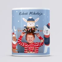 Kubek świąteczny dla chłopca ze zdjęciem