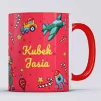 Kubek świąteczny dla dziecka z imieniem