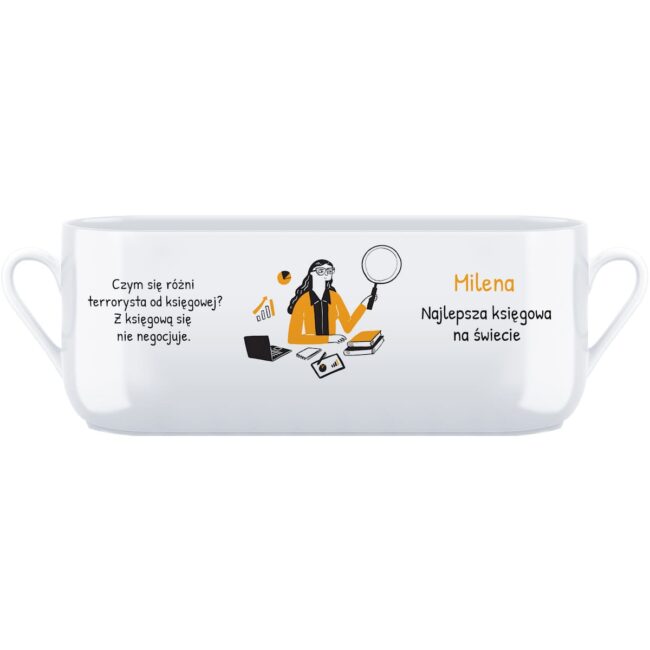 Personalizowany kubek Pomysł na PREZENT dla KSIĘGOWEJ