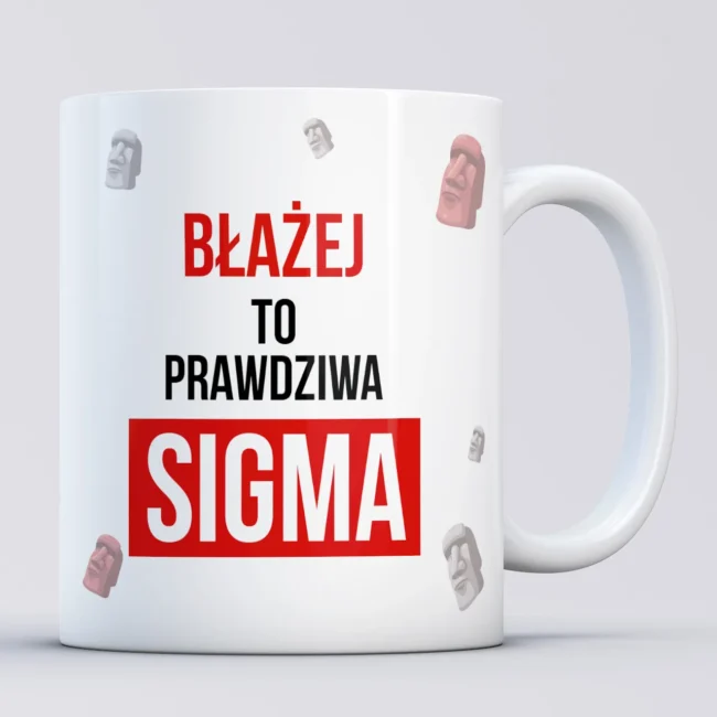 Kubek z imieniem i napisem SIGMA
