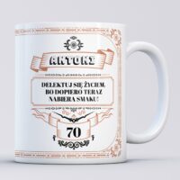 Kubek na 70 urodziny