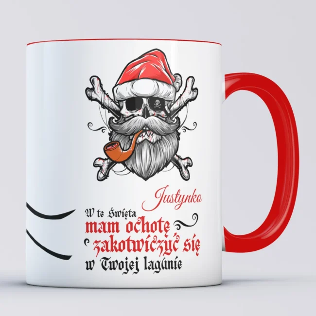 Niegrzeczny kubek dla dziewczyny na Swieta PIRAT