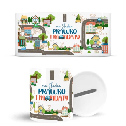 Skarbonka z imieniem na PRAWO JAZDY