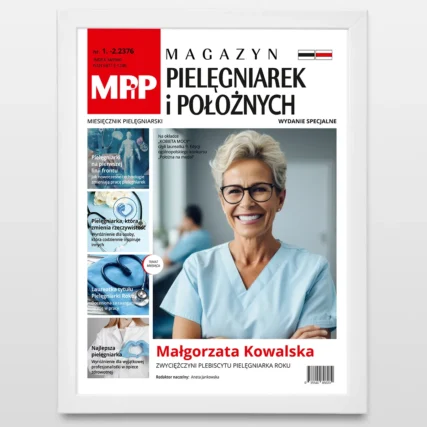 Personalizowana okładka gazety ze zdjęciem dla pielęgniarki