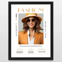 Personalizowana okładka magazynu FASHION ze zdjęciem