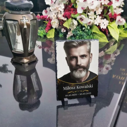 Personalizowana ramka na zdjęcie na pomnik