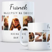 Personalizowany fotokubek napis DZIADEK