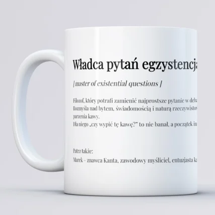 Personalizowany kubek Prezent dla filozofa