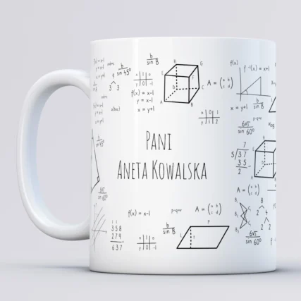 Personalizowany kubek dla Matematyczki Tylko matematyka się liczy