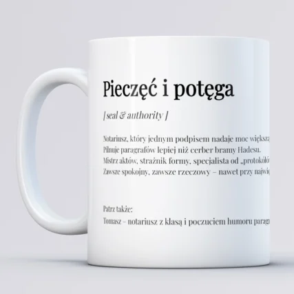 Personalizowany kubek dla NOTARIUSZA