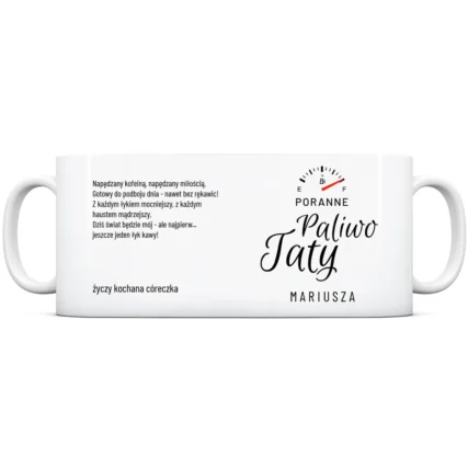Personalizowany kubek dla Taty PORANNE PALIWO