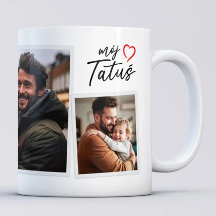 Personalizowany kubek dla Taty od dziecka MÓJ TATUŚ