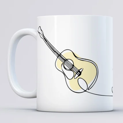 Personalizowany kubek dla gitarzystki