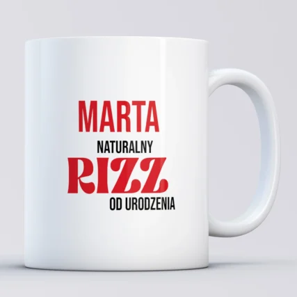 Personalizowany kubek dla kolegi i koleżanki Merry Rizz-mas Sigmas