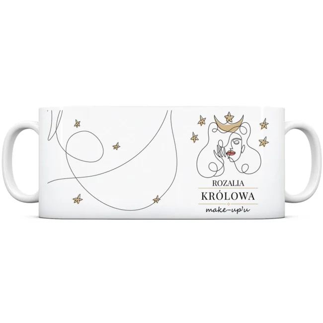 Personalizowany kubek dla makijażystki z imieniem na prezent