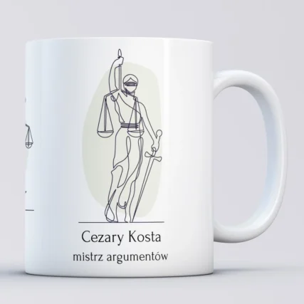 Personalizowany kubek dla prawnika